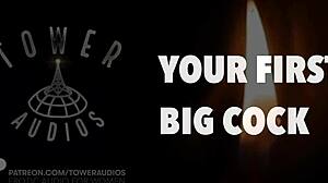experience first big cock with dirty talk.
