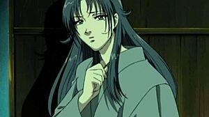 묶인 헨타이 슬럿이 거친 액션 받아