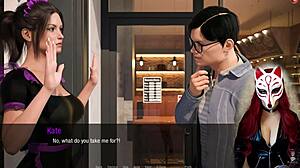 kate in maid cosplay fucks hard!