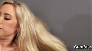 i gave sexy kitten a cum facial from blowbang, she ate all the jism