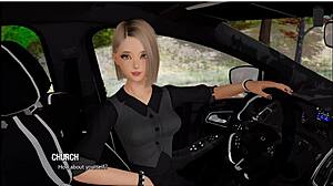 Slanke brunette in gescheurd lingerie plaagt met wilde bewegingen