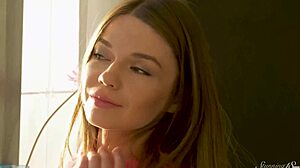 Beautiful Petite Hanka's Wet Tight Cunt Next to Window!