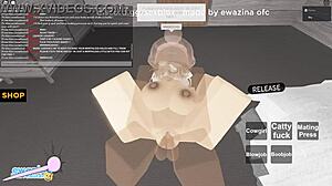 intense roblox adventure with big black cock and cowgirl riding