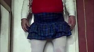 I fill it and swallow shyly