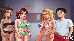 hey, in summertime saga, you gotta snack on that milk 96 blowjob