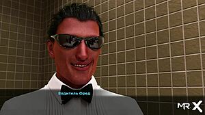 In fashionbusiness game, groping cock in 3d hentai anime