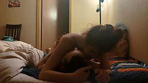 i'm an amature and she rides my face till she cums, muff diving fun