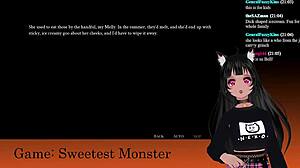 Vtuber lewdneko dives into sweetest monster hentai game for Halloween part 2.