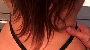 perfect ass girl in bathroom scene