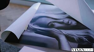 Vixen Gorgeous Model Elsa Jean Unleashes Her Inner Beast In Passionate Scenes