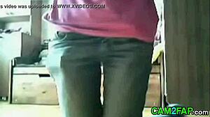 Hot teen strips and teases on free webcam show