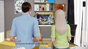 Skinny brunette in ripped lingerie teases with wild moves.