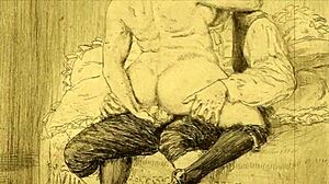 Vintage cartoon drawings from retro anime collection