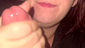 quick handjob before work in amateur hentai