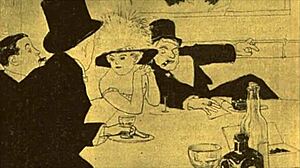 Vintage cartoon drawings from retro anime collection