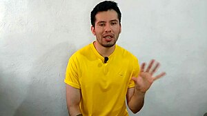 Young twink with 21cm cock fucks taco seller in warehouse