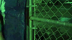 wow, anya gets rough dildo gaping in public outdoor