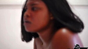 Nasty par afslutter skænderi med hård soveværelseskneppen og varm sæd