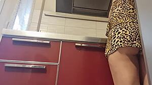 brazilian latina shows off big ass