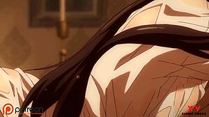 Akeno가 빅딕으로 미션너리와 블로우잡에서 하드 펑크 받아 브루넷 엉덩이 몬스터 파운딩