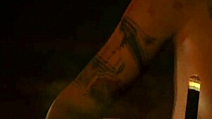 Two girls kissing and fondling each other in a 3D animated porn video