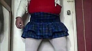 I fill it and swallow shyly