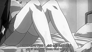 this anime footjob is so hot with hentai action!