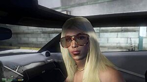First person hooker encounter in GTA 5 car