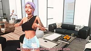 Stripper craves multiple creampies in Sims 4 animation