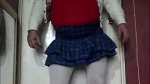 I fill it and swallow shyly