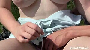 Busty teen with big tits