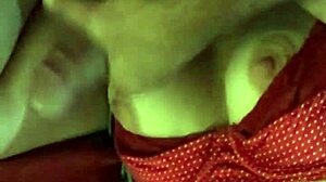 French whore fucks hard in satin.