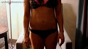 Terra gets hypnotized to remove her bra in her first session!