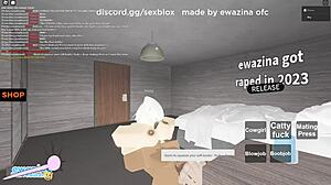 intense roblox adventure with big black cock and cowgirl riding