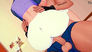 Gwen Tennyson Plays With Dick In Room