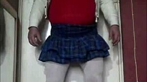 I fill it and swallow shyly