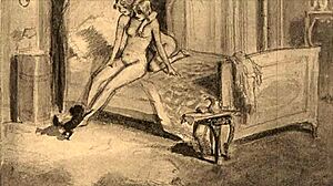 Vintage cartoon drawings from retro anime collection