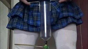 I fill it and swallow shyly