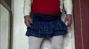 I fill it and swallow shyly