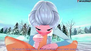 elsa exploring fantasy pov the night before christmas in frozen