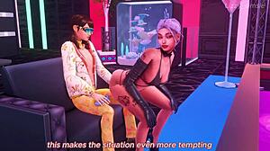 Stripper craves multiple creampies in Sims 4 animation