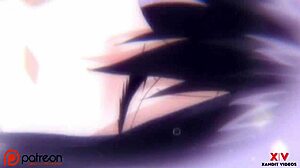 Akeno takes hard fuck from big cock in missionary and blowjob. Brunette ass gets monster pounding.