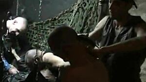 sleazy darkroom punks getting wild in a group. so hot! 🔥