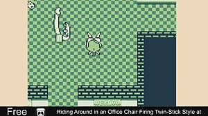 Riding Around In An Office Chair Firing Twin-Stick Style At Targets