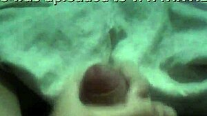 Young gay novinho masturbates in casual punheta session.