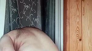 Hot anal sex! Russian gay man with round ass fucks big cock!