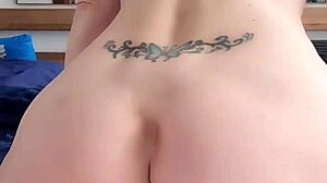 petite blonde milf riding monster big black dildo, so intriguing