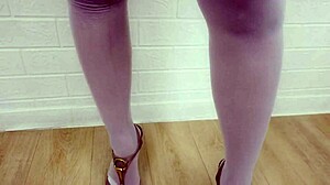 Naughty bitch in santa outfit gets doggy fucked!