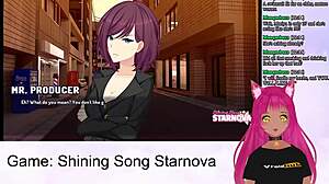 Vtuber Lewdneko dives into Shining Song Starnova Mariya route gameplay.