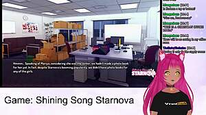 Vtuber Lewdneko dives into Shining Song Starnova Mariya route gameplay.